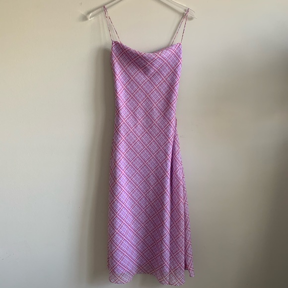 ❌SOLD❌Finders Keepers Nostalgia Dress Lilac Check - Picture 14 of 16